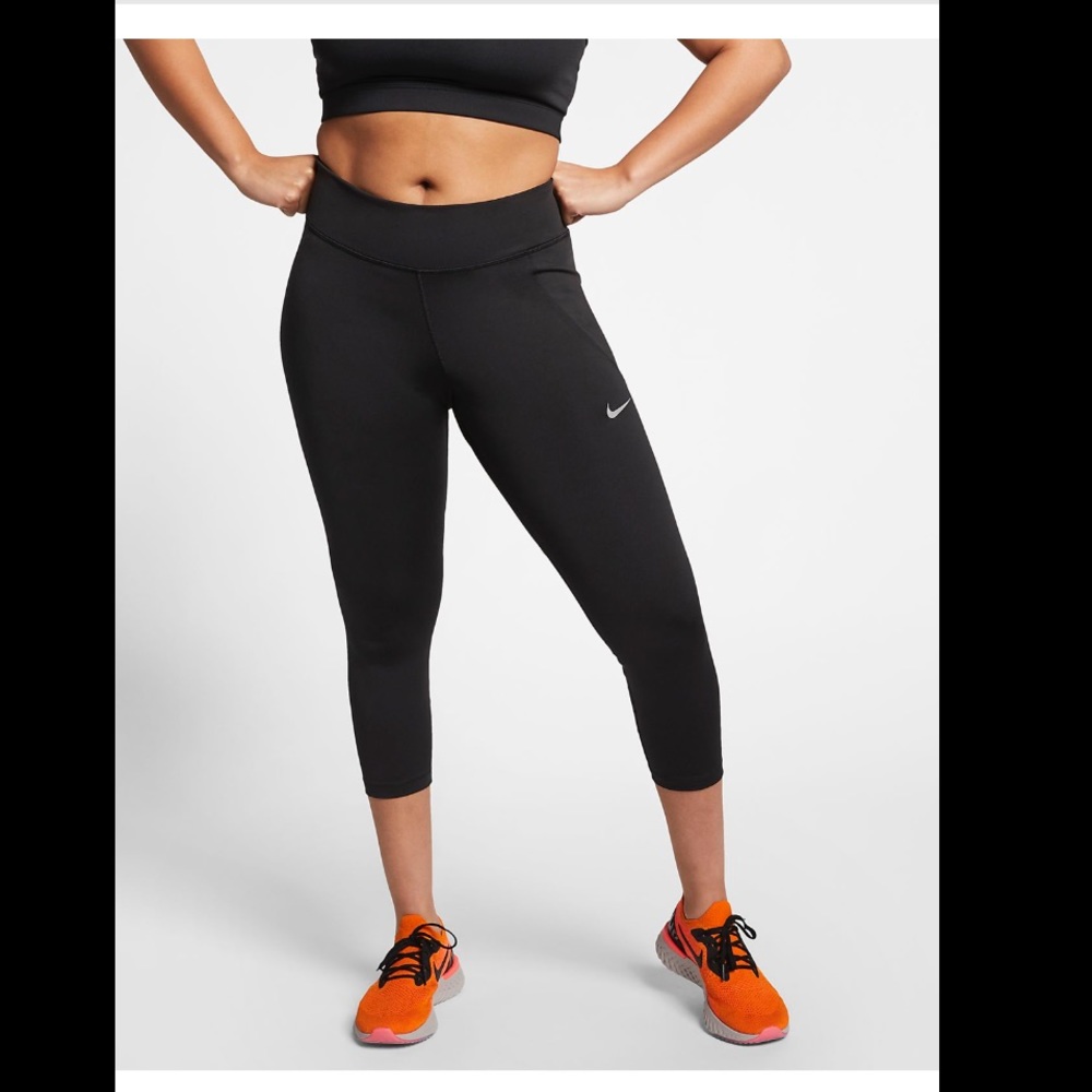Nike Dri Fit Cropped Black Leggings 🏃🏻‍♀️